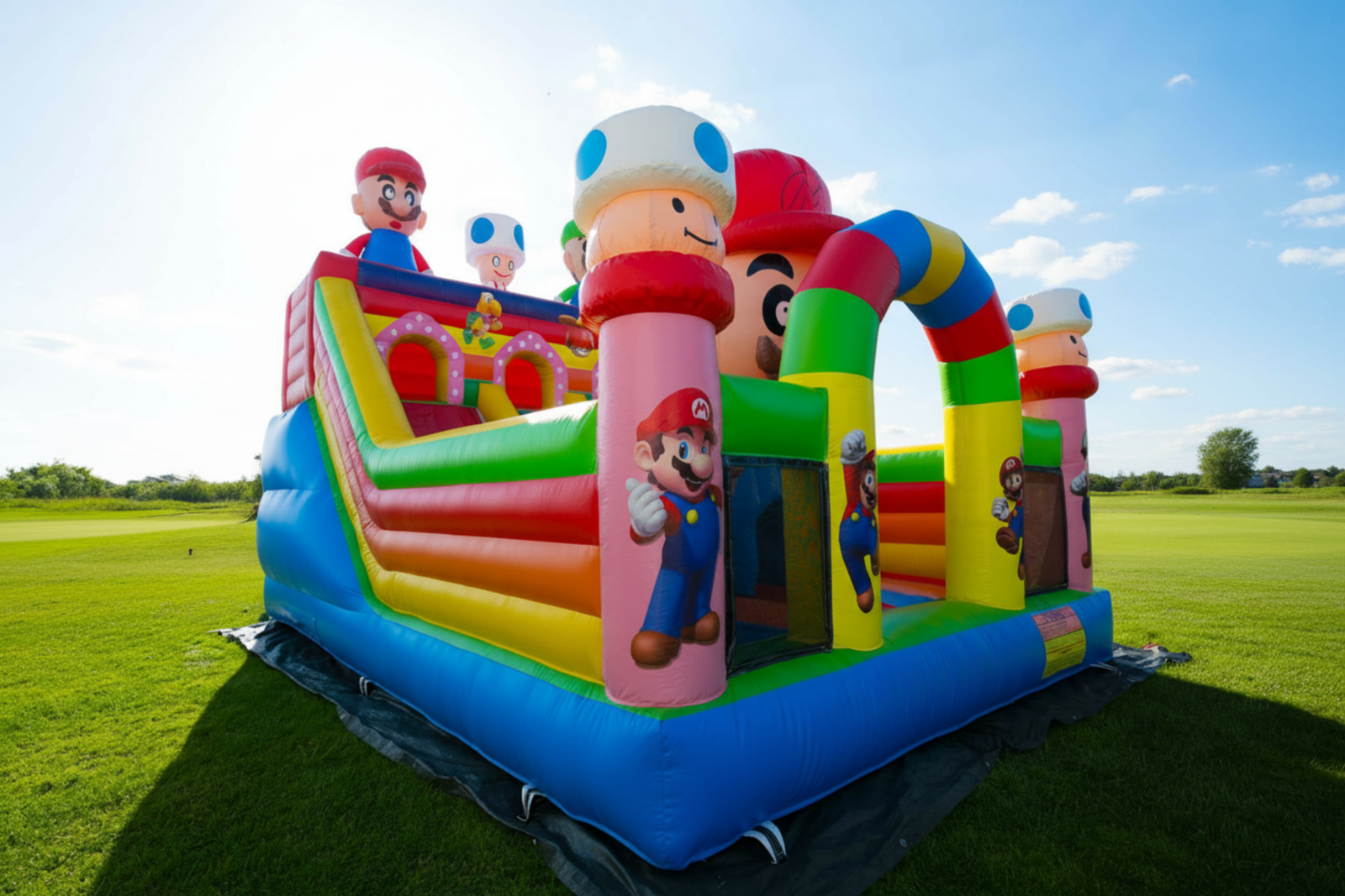 Mario Hüpfburg Multiplay XXL, 6x4x5m