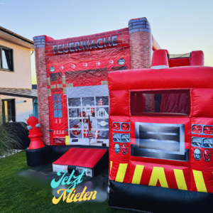 Feuerwache / Feuerwehr Hüpfburg XL 4,98×6,5x3,6m
